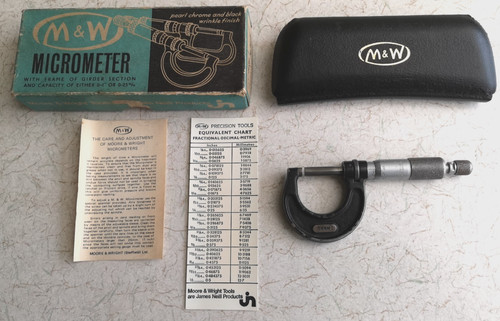 Moore and wright micrometer - moore,
