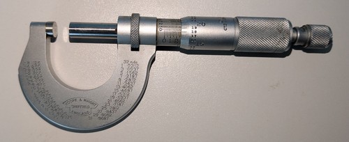 Moore and wright micrometer - and,