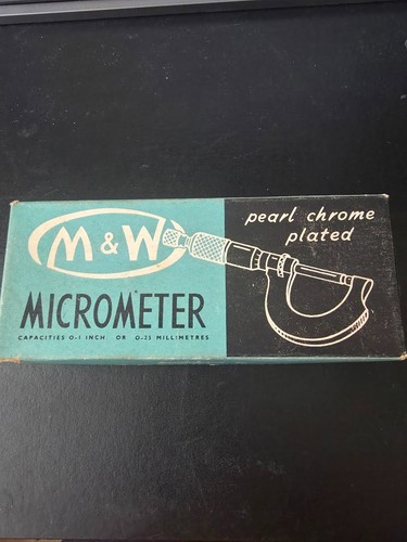Moore and wright micrometer - and,