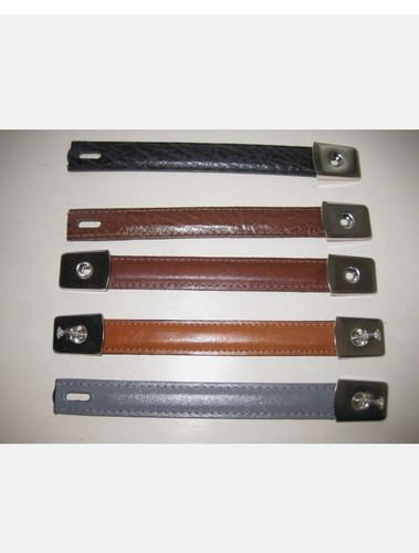 Real leather strap handle - real,