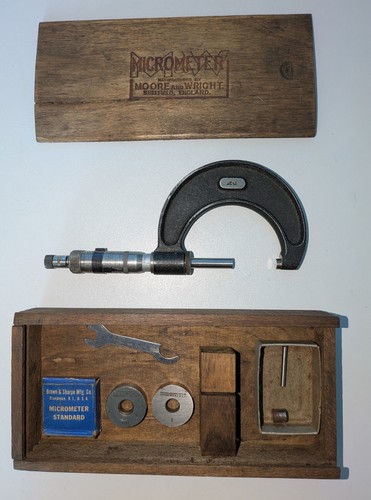 Moore wright micrometer no - moore,
